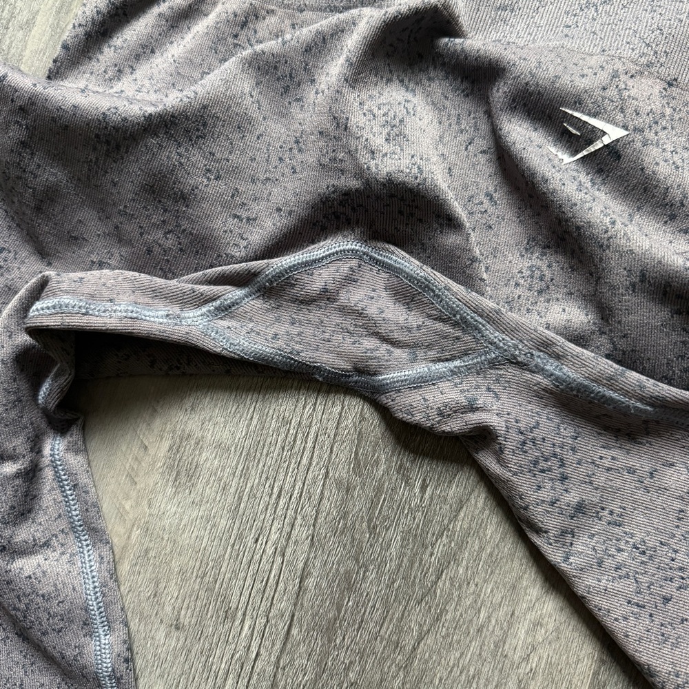 GymShark Adapt Fleck Leggings Gray Blue Small Workout Gym - Picture 11 of 12